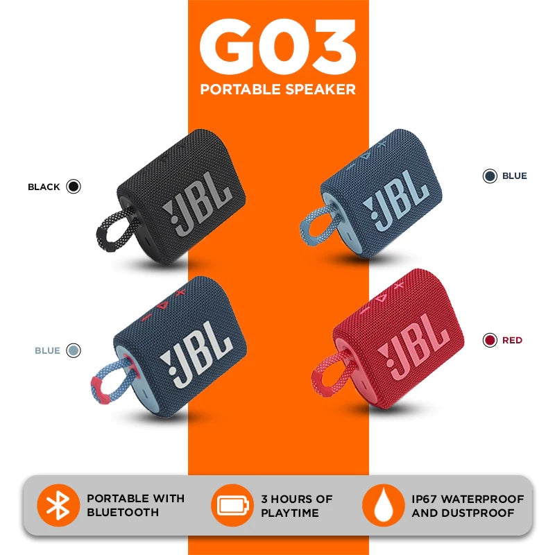 GO3 Wireless Speaker 5.1 Waterproof Speaker Top Ipx7 Port