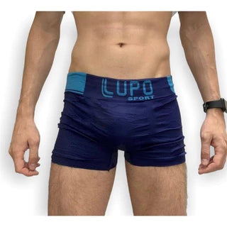 Kit 2 Boxer Briefs Lupo Polyamide Seamless Fabric Half Box Fit Underwear Smooth and (or) Printed