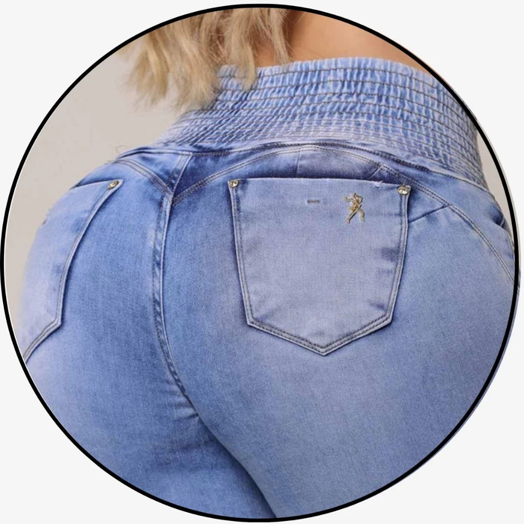 Calça Modeladora Rhero Jeans Empina Bumbum Com Bojo Removível