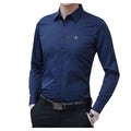 Camisa Social Masculina Manga Longa Slim Fit Casual Super Oferta