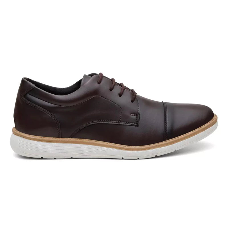 Sapato Oxford Masculino Social Casual Fino Elegante De Couro Costurado Super Leve Barato