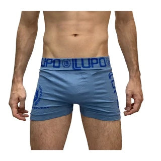 Kit 2 Boxer Briefs Lupo Polyamide Seamless Fabric Half Box Fit Underwear Smooth and (or) Printed