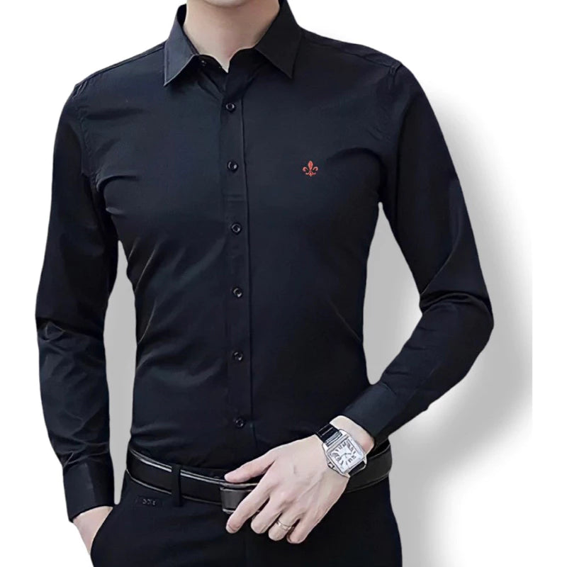 Men's Social Shirt Long Sleeve Slim Fit Casual Super Offer