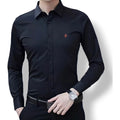 Camisa Social Masculina Manga Longa Slim Fit Casual Super Oferta