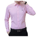 Camisa Social Masculina Manga Longa Slim Fit Casual Super Oferta