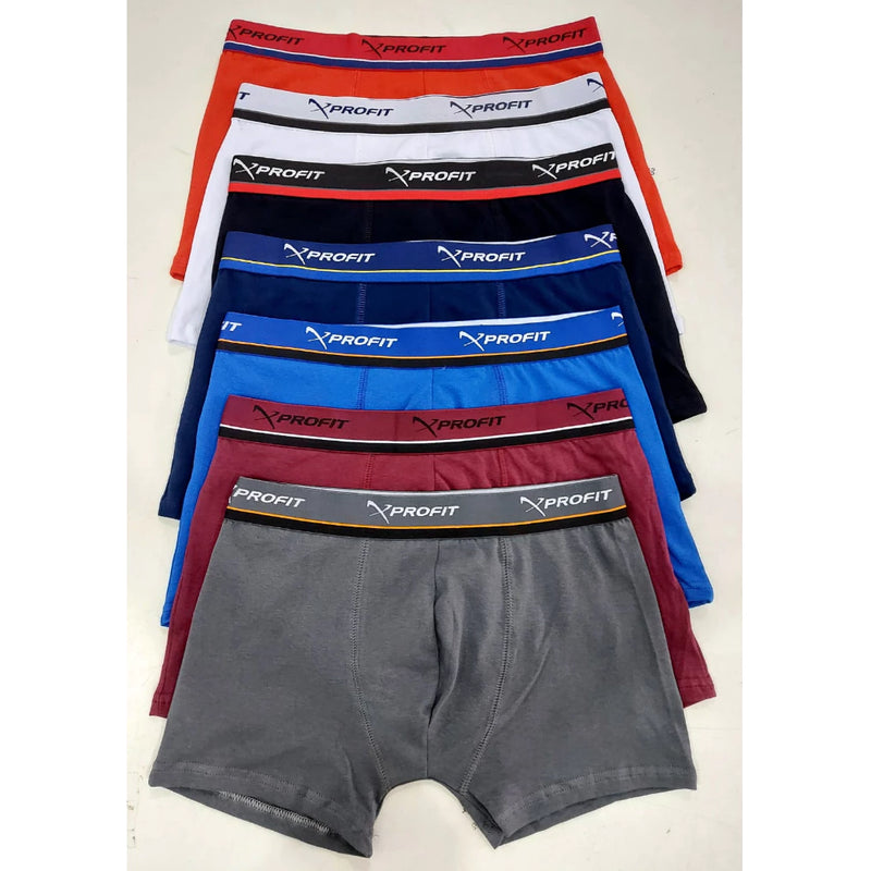 Kit 5 Cuecas Boxer de ALGODÃO Masculina Adulta Cueca Box