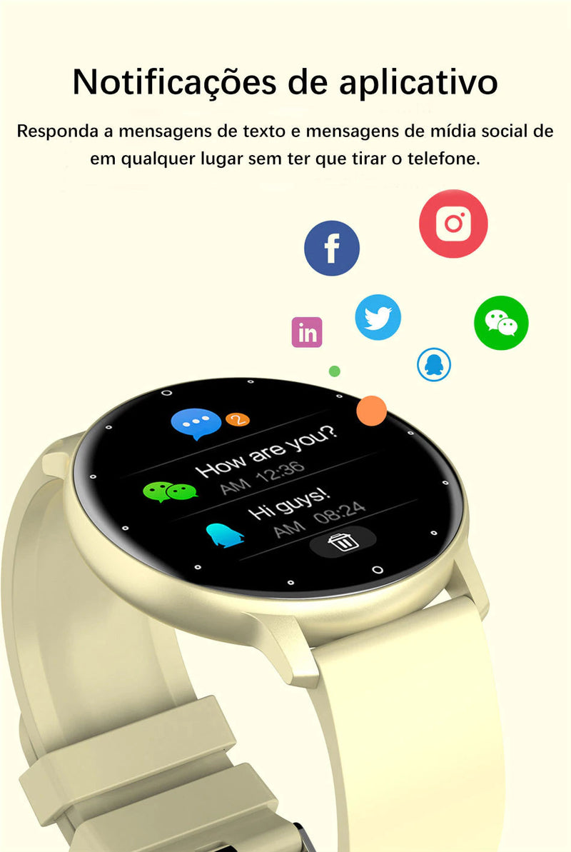 Relógio Inteligente Smart watch  -  IOS e Android.