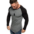 Blusa Masculina Manga Longa Raglan