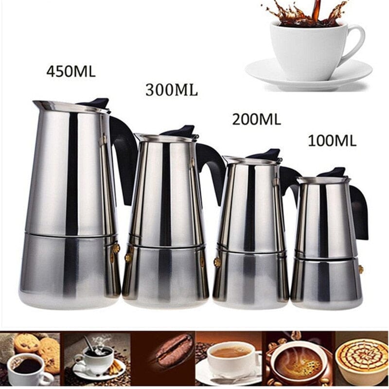 Cafeteira de Aço Inoxidavel - Iron Coffee