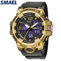 SMAEL Original Men's Watch Fashion Waterproof Military Watches Digital Casual Camouflage 8008M