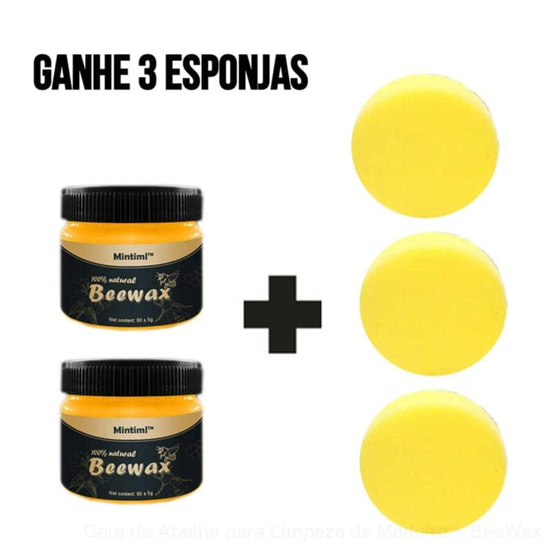 Cera de Abelha para Limpeza de Madeira -  BeeWax