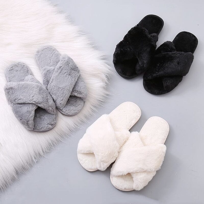 Pantufa Feminina em Plush para Inverno