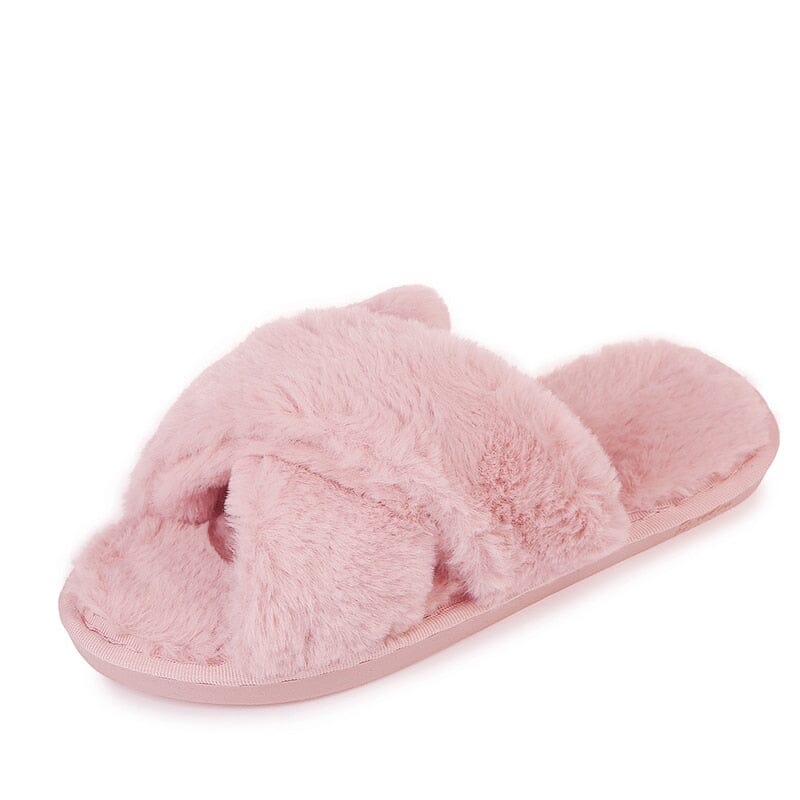 Pantufa Feminina em Plush para Inverno