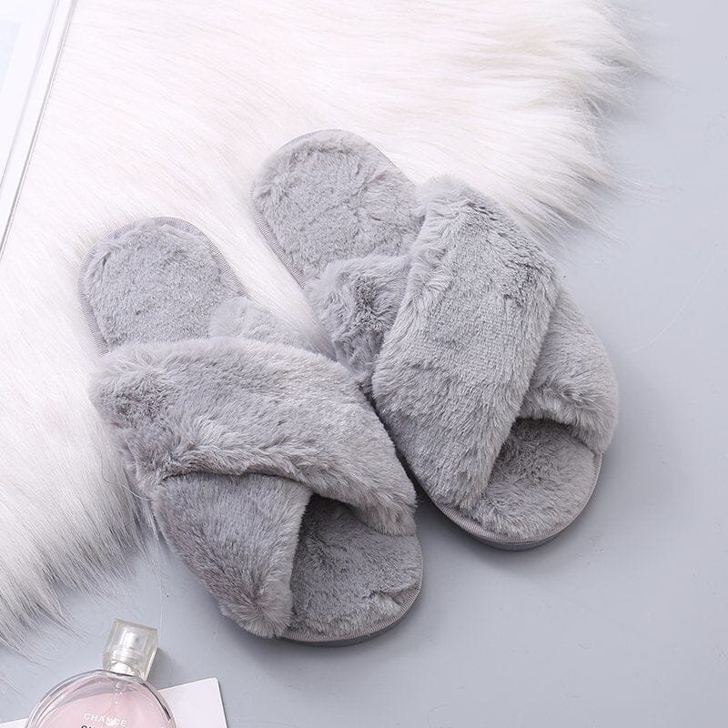 Pantufa Feminina em Plush para Inverno