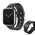 Smartwatch Original 9 Bluetooth Chamada Medidor De Temperatura Corporal NFC AMOLED Para Android