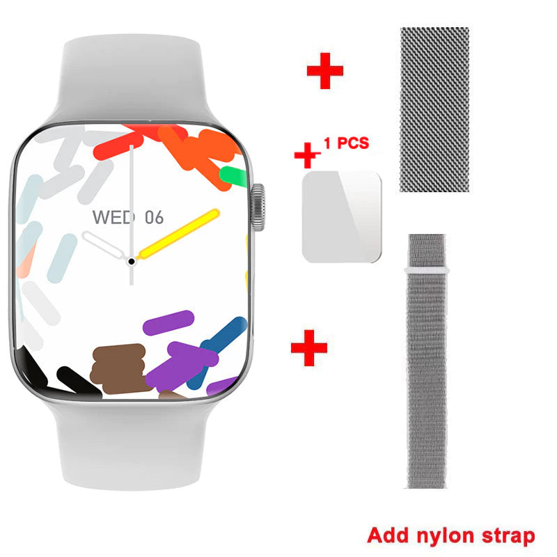 Microwear W29 Pro Smart Watch Dynamic Island Series 9 Bússola NFC Jogo GPS Rastreador Chamada Bluetooth