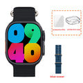 AMOLED W69+ Ultra Smart Watch MicroOS 10 Dynamic Island 2GB ROM Series 9 Plus Compass NFC Music Call Smartwatch