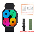 AMOLED W69+ Ultra Smart Watch MicroOS 10 Dynamic Island 2GB ROM Series 9 Plus Compass NFC Music Call Smartwatch