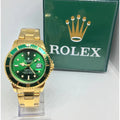 Men's Gold and Green Submariner Watch 2022