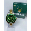 Men's Gold and Green Submariner Watch 2022