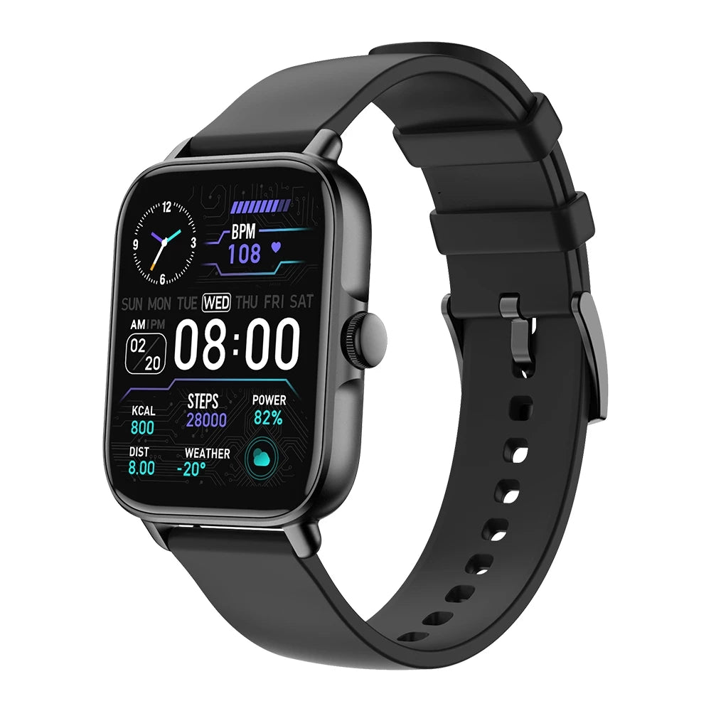 COLMI P28 Plus Original SmartWatch Ip68 Unisex, Full Touch Screen, Waterproof, Heart Rate Monitor