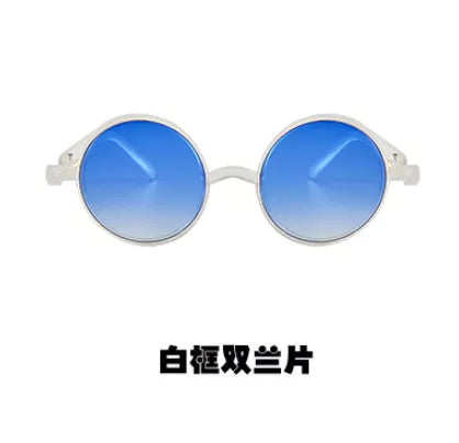 Classic Gothic Steampunk Sunglasses Men Round Vintage UV400 Woman High Quality