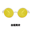 Classic Gothic Steampunk Sunglasses Men Round Vintage UV400 Woman High Quality