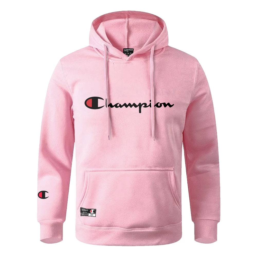 Blusa De Frio Moletom Canguru Champion Blusão Winter capuz e Bolso