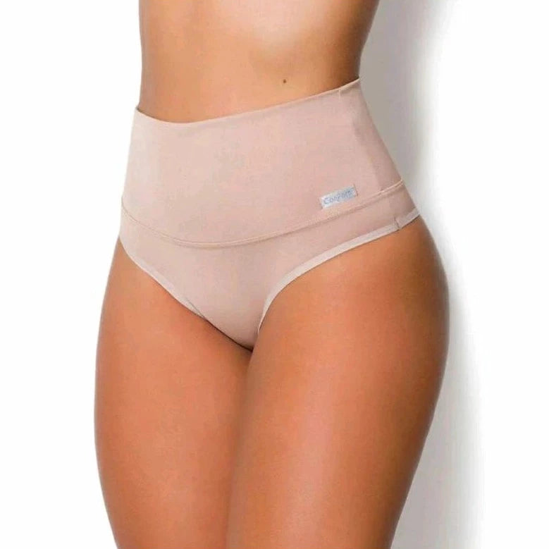 KIT 5 Strap Panties - High Waist - Double Waistband Panties