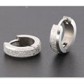 Brincos de Aço Inox Masculino e Feminino Cor Dourado Prata Preto Prateado Argola
