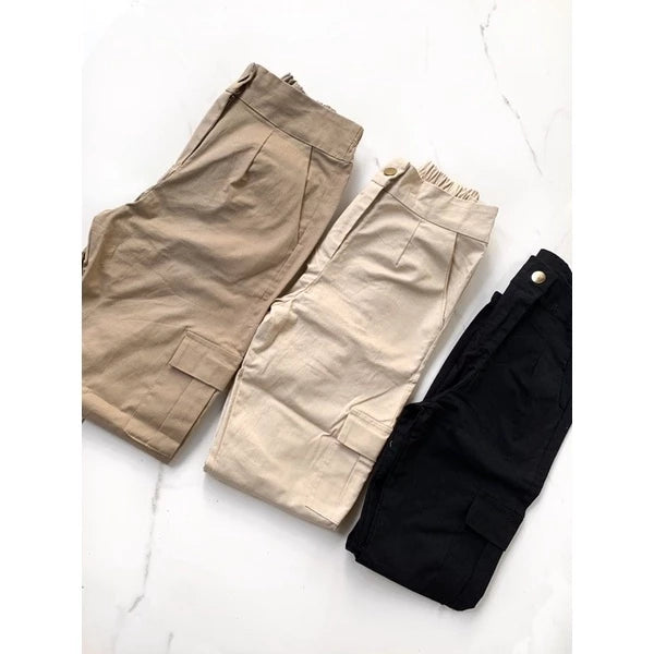 Jogger cargo pants Skater twill with pocket Women