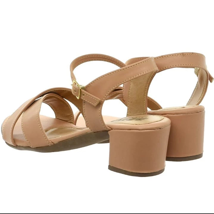 Women's thick heel sandal low heel sandal