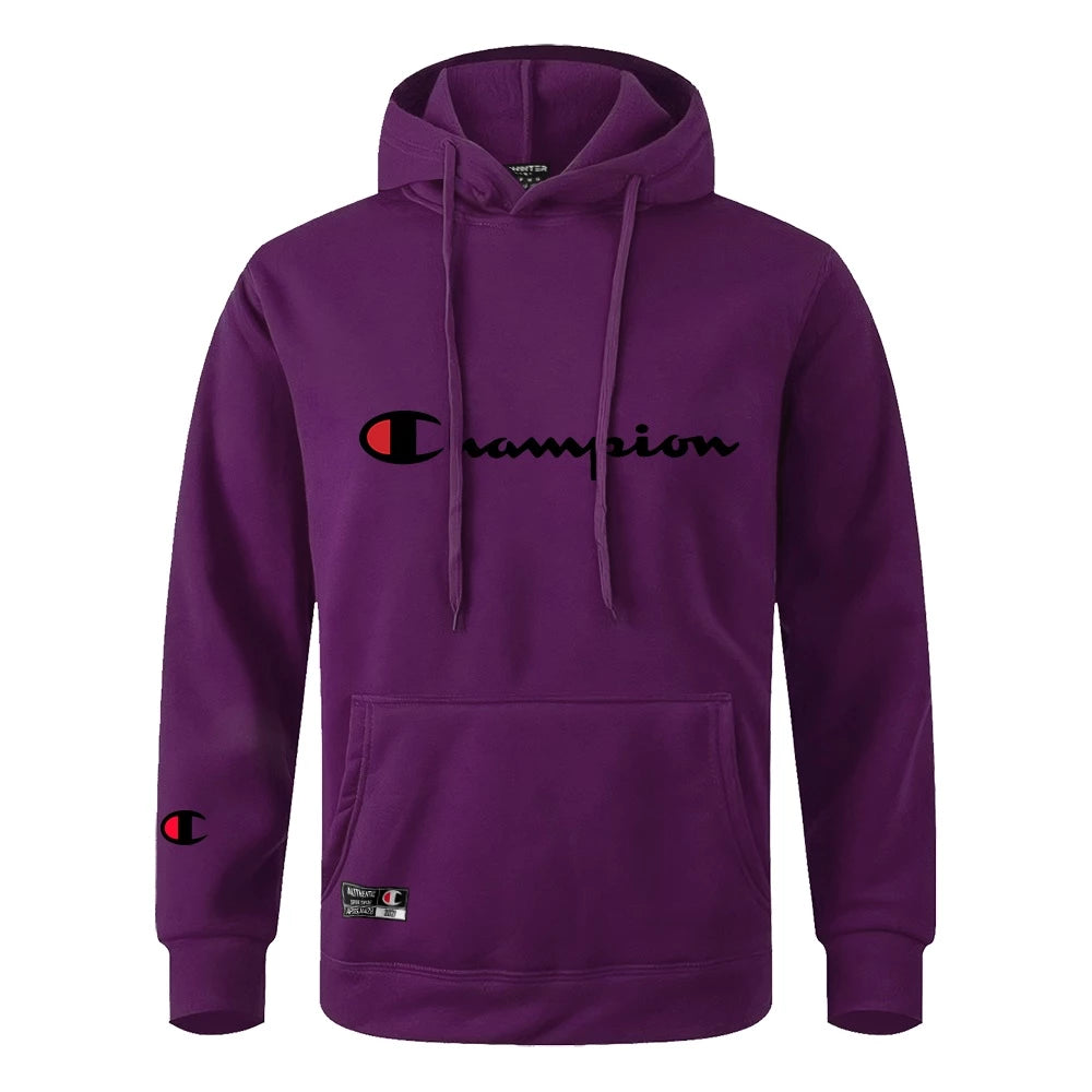 Blusa De Frio Moletom Canguru Champion Blusão Winter capuz e Bolso