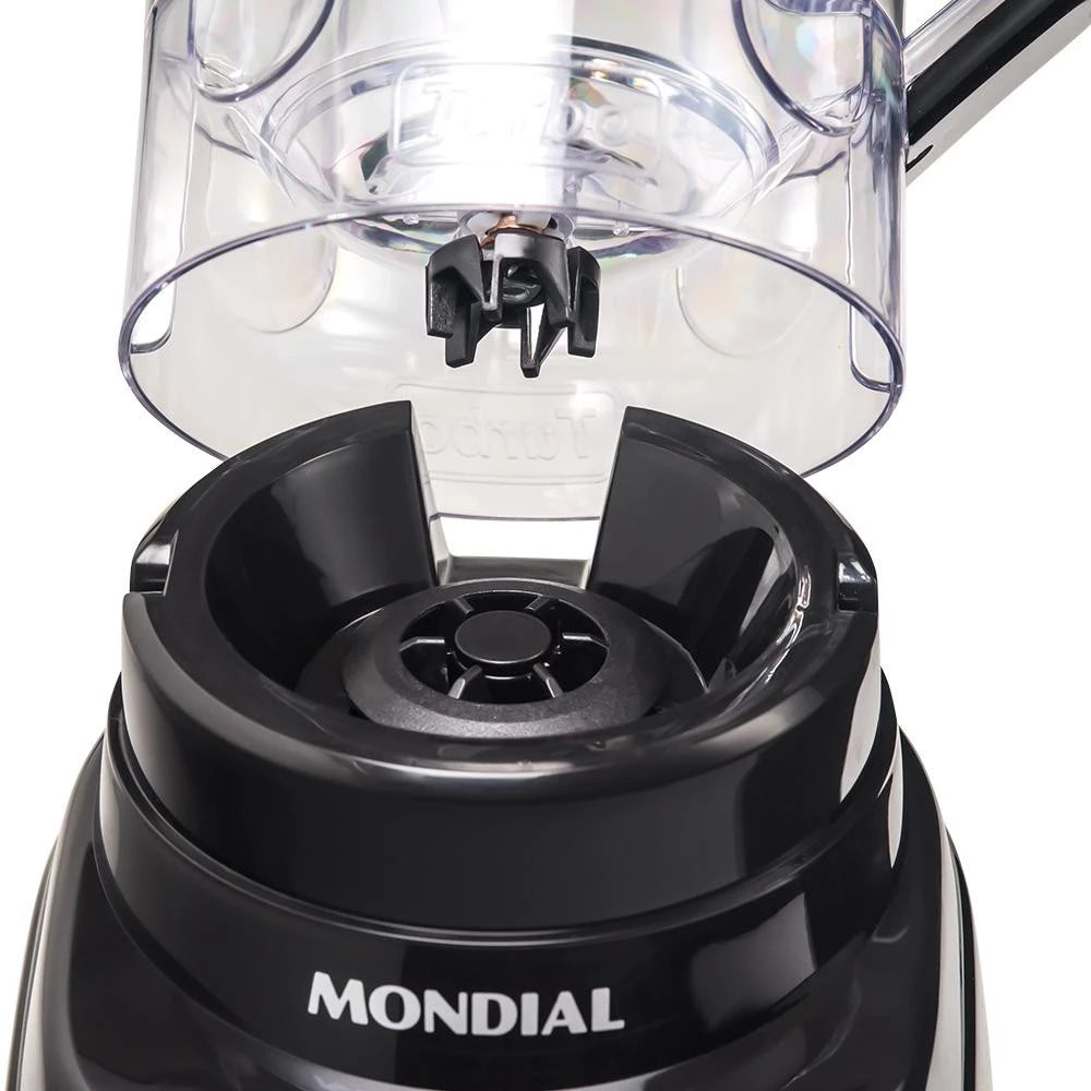 Liquidificador Mondial Turbo 3 Velocidades 500W Preto