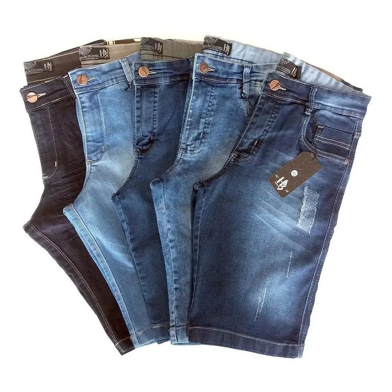 Bermuda Jeans Masculina Adulto – Estilo, Conforto e Versatilidade