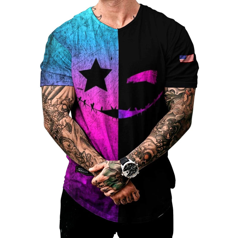 Men's Longline Phantom T-Shirt In Various Colors Top