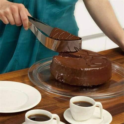 Fatiador de Bolo e Torta Inox  Design Europeu