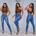 Women's High Waist Jeans with Lycra Lift Skinny Butt