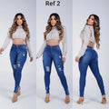 Women's High Waist Jeans with Lycra Lift Skinny Butt