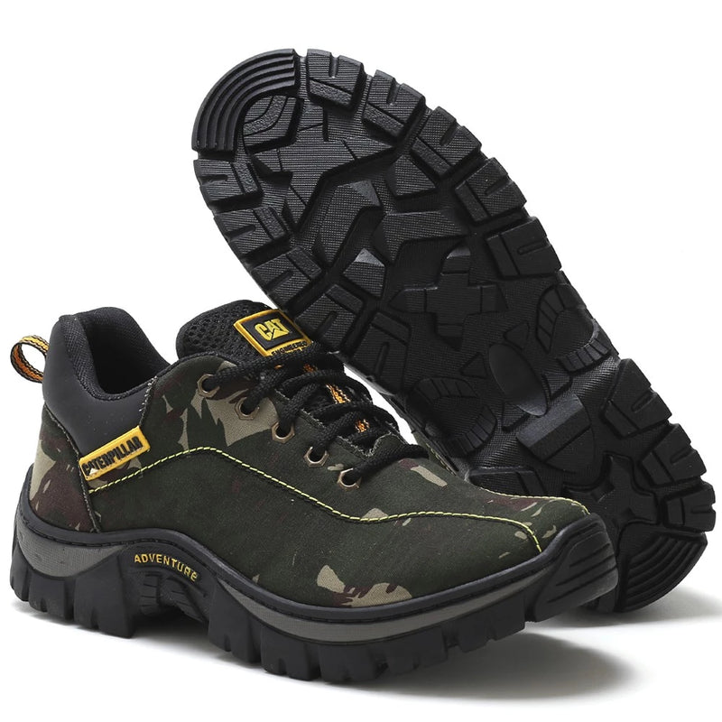 Bota caterpillar tenis masculino adventure promoção preço baixo