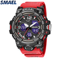 SMAEL Original Men's Watch Fashion Waterproof Military Watches Digital Casual Camouflage 8008M