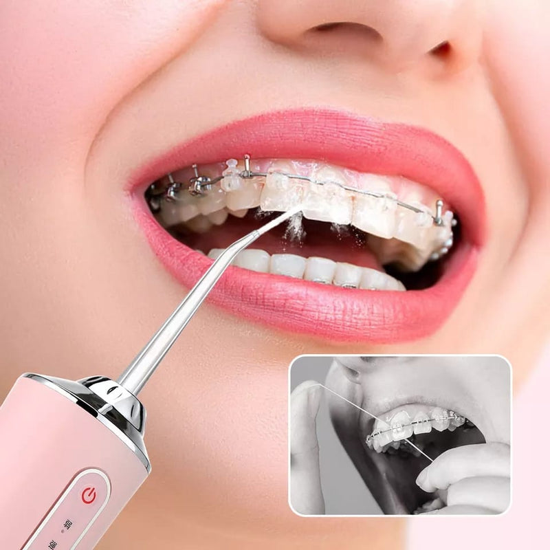 Rechargeable Oral Dental Irrigator 220ml Hygiene Oral Cleaning Portable Tooth Cleaner