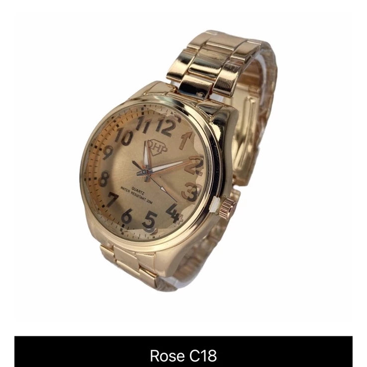 Original DHP rose gold waterproof women's watch