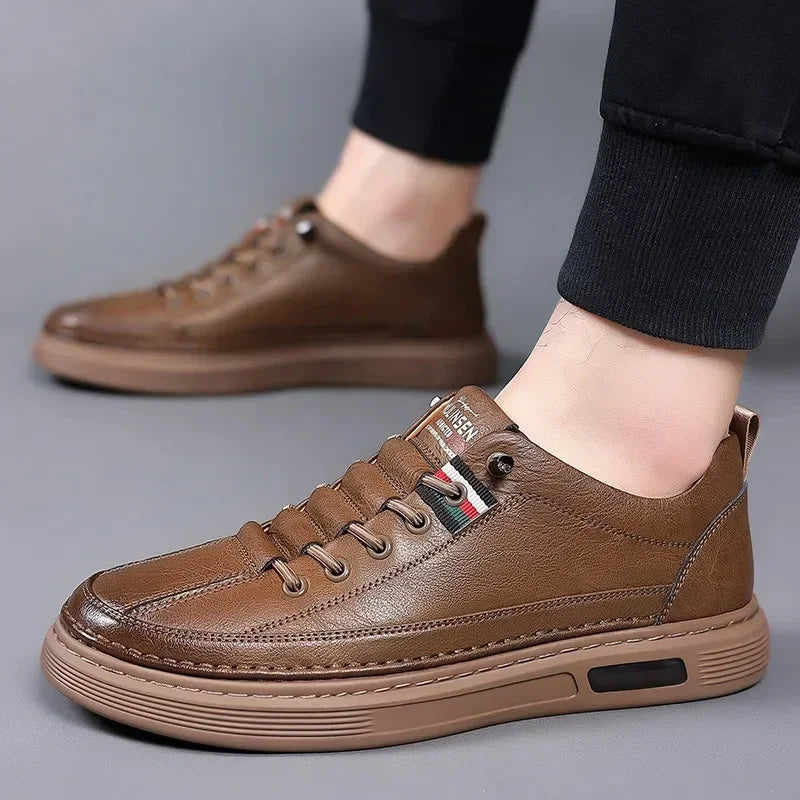 Tênis Casual de Couro Italian