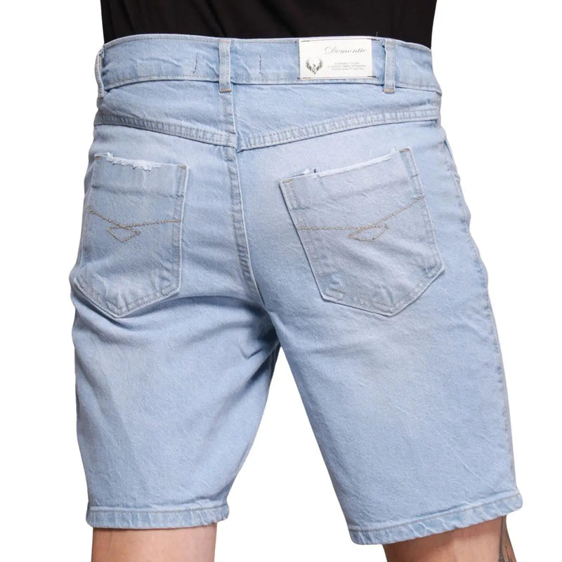 Kit 02 Bermuda Jeans Masculina Algodão