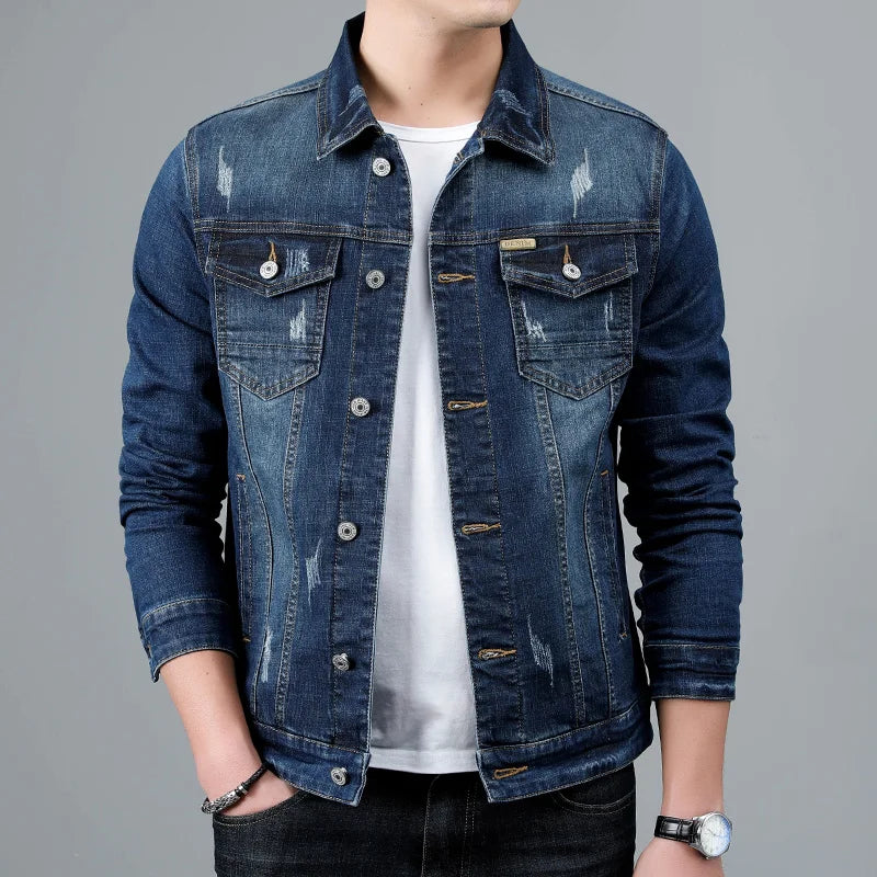 Jaqueta Jeans Denim Masculina BAZZUT - BZZ736