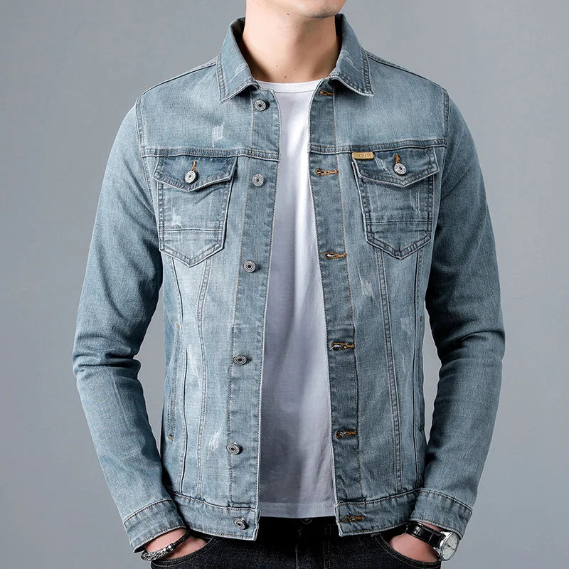 Jaqueta Jeans Denim Masculina BAZZUT - BZZ736