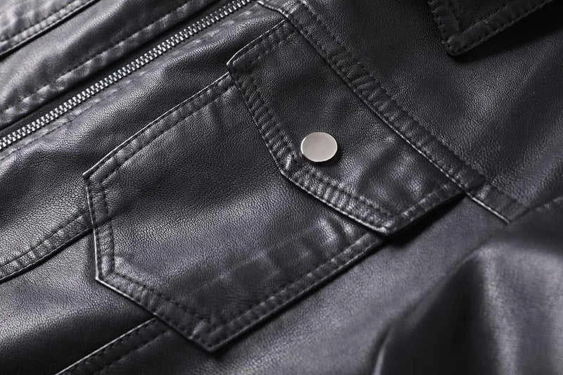 Jaqueta Masculina de Couro BAZZUT BZT711