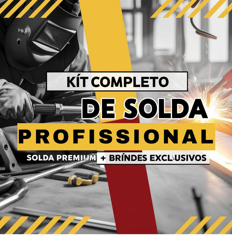 Kit Completo de Solda Profissional - Solda Premium + Brindes Exclusivos