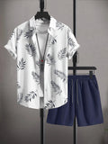 Kit Praia Bonanza Camisa + Bermuda Masculina